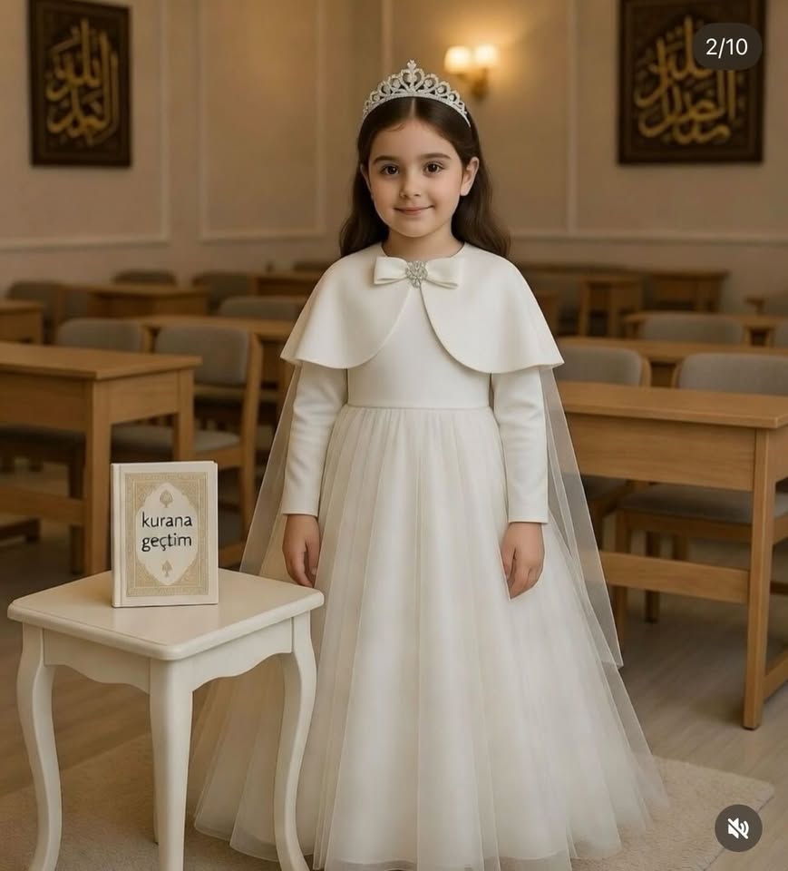PELERİNLİ ELBİSE