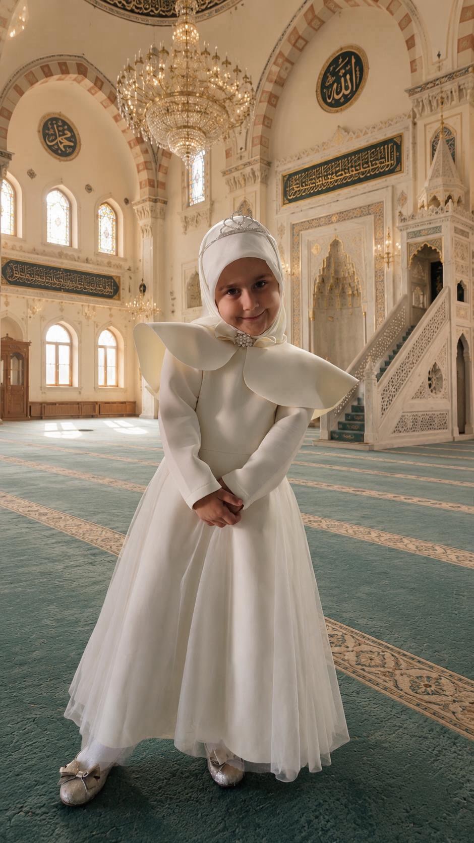 PELERİNLİ ELBİSE